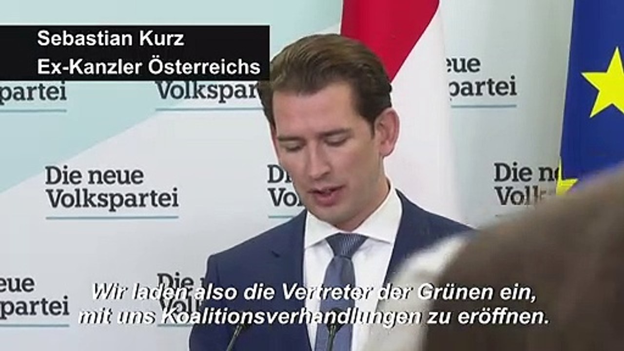 Kurz: Koaltionsgespräche mit Grünen werden Herausforderung
