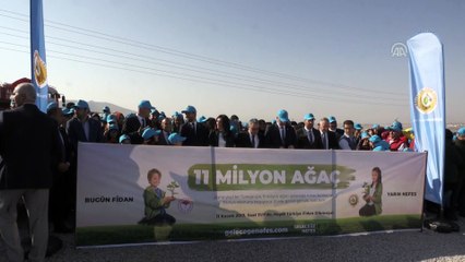 Niğde'de 61 bin fidan toprakla buluşturuldu