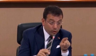 İBB Meclisi'nde İmamoğlu'nu kızdırdılar: Elini indir, haddini bildiririm sana