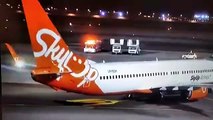 Vídeo viral: Este avión de pasajeros sufre un incendio momentos después de aterrizar en Egipto