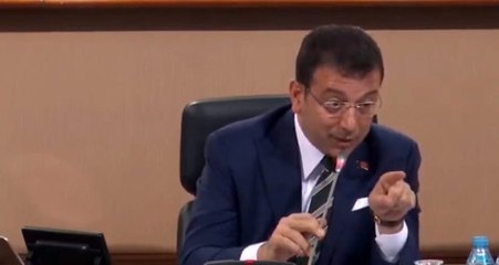 İBB Meclisi'nde İmamoğlu'nu kızdırdılar: Elini indir, haddini bildiririm sana
