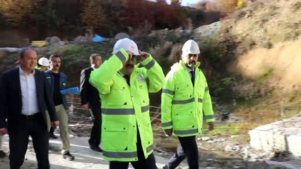 Tarım ve Orman Bakan Yardımcısı Metin, Karadere Tüneli'nde inceleme yaptı