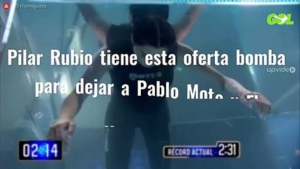 Pilar Rubio tiene esta oferta bomba para dejar a Pablo Moto y El Hormiguero