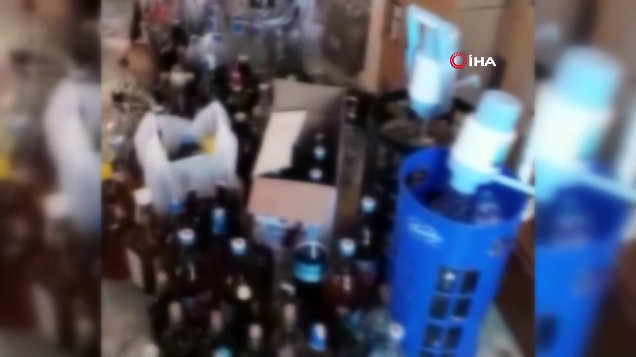 Yılbaşı öncesi kaçak içki operasyonu...2 buçuk ton kaçak içki ele geçirildi