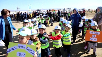 '11 Milyon Ağaç; Bugün Fidan, Yarın Nefes' kampanyası - BİNGÖL
