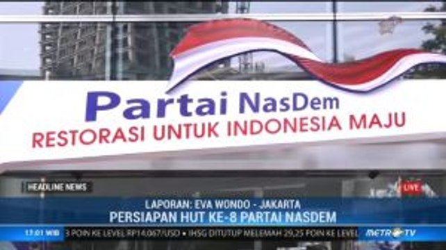 Jokowi-Maruf Amin akan Hadiri Perayaan HUT ke-8 NasDem