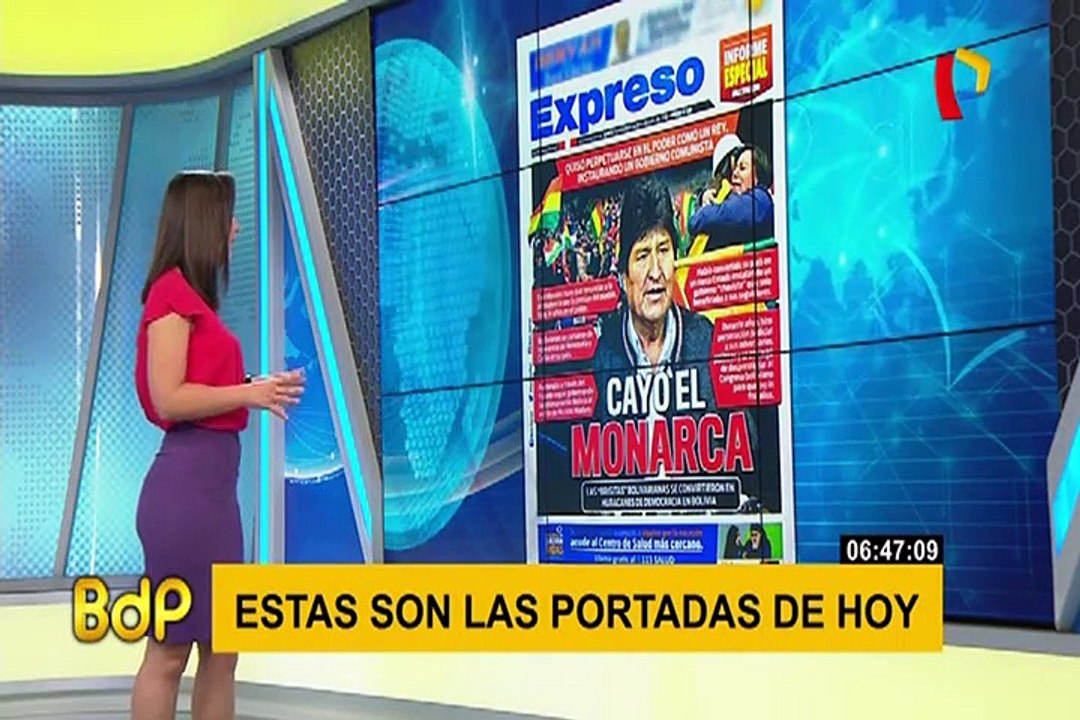 Estas son las principales portadas de diarios locales este lunes 11 de noviembre