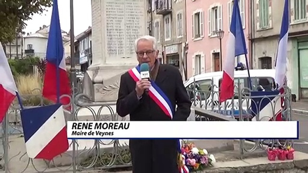 D!CI TV : le 101e anniversaire de l'Armistice de 1918 célébré à Veynes