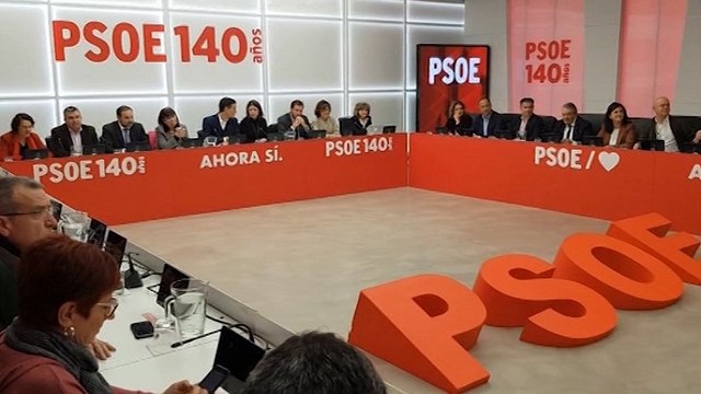 Reunión de la Comisión Ejecutiva Federal del PSOE