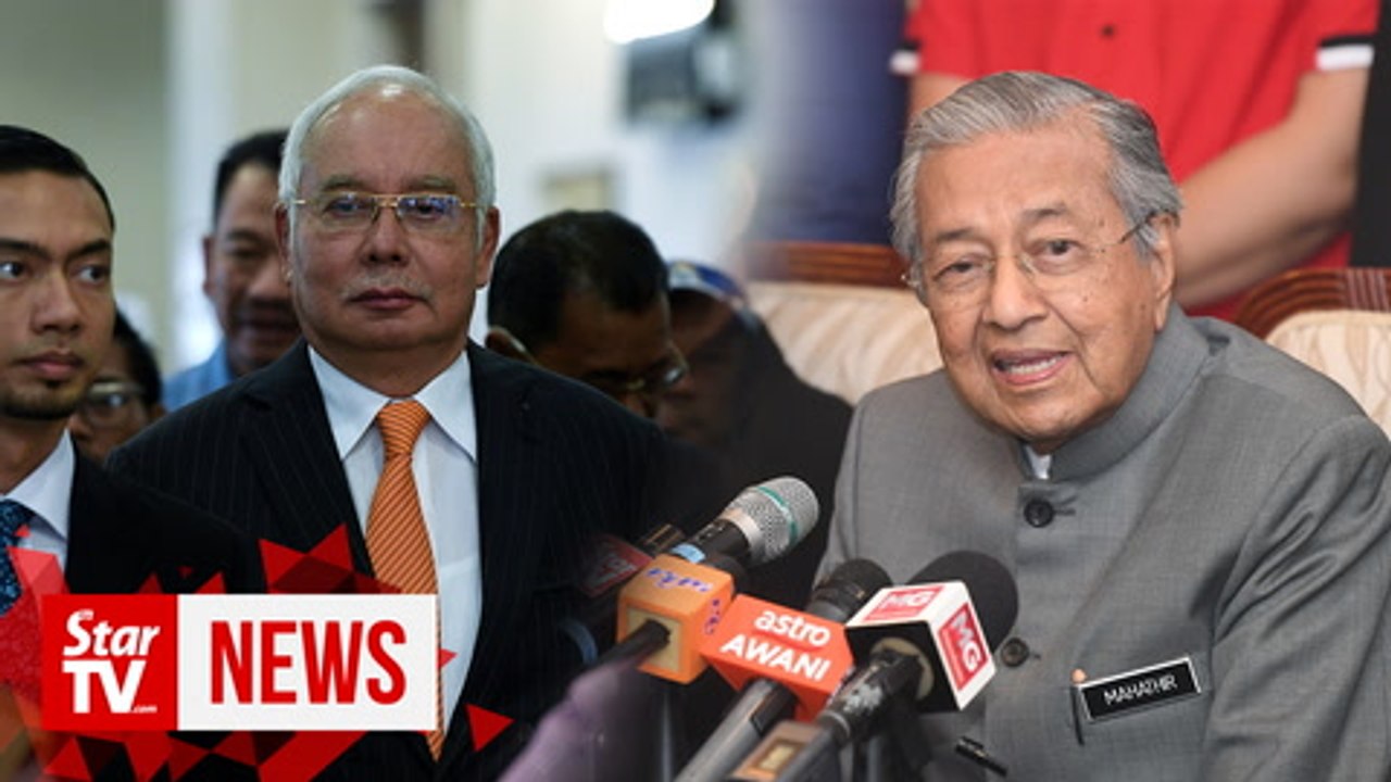 Najib shocked? I'm shocked at his reaction, say...