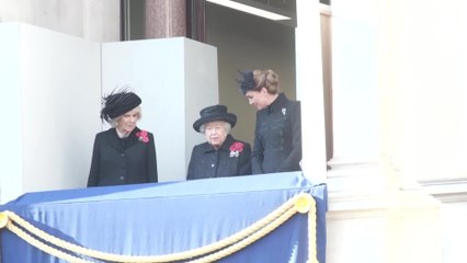 Kate Middleton and Meghan Markle Attend Remembrance Day Service