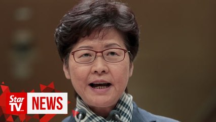 Carrie Lam says HK government won't yield to escalating violence