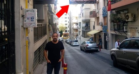 O pankartı gören sürücüler kornaya basmadı, gürültü bıçak gibi kesildi