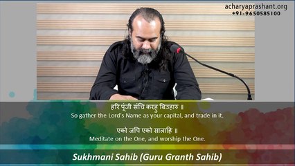 Earn a lot, and earn true wealth || Acharya Prashant, on Guru Granth Sahib (2019)