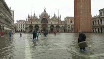 Graves inundaciones en Venecia por las intensas lluvias