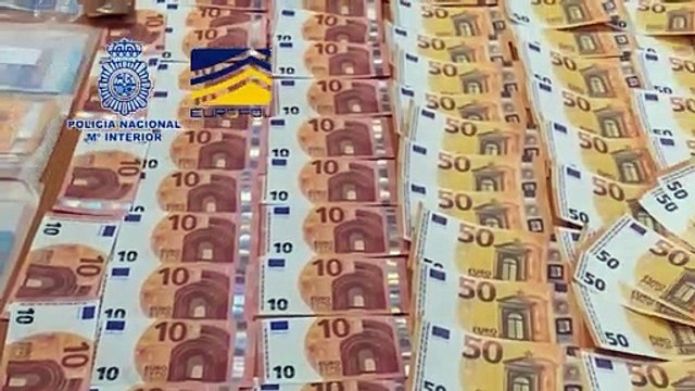 Desmantelan una imprenta clandestina con 250.000 euros en billetes falsos