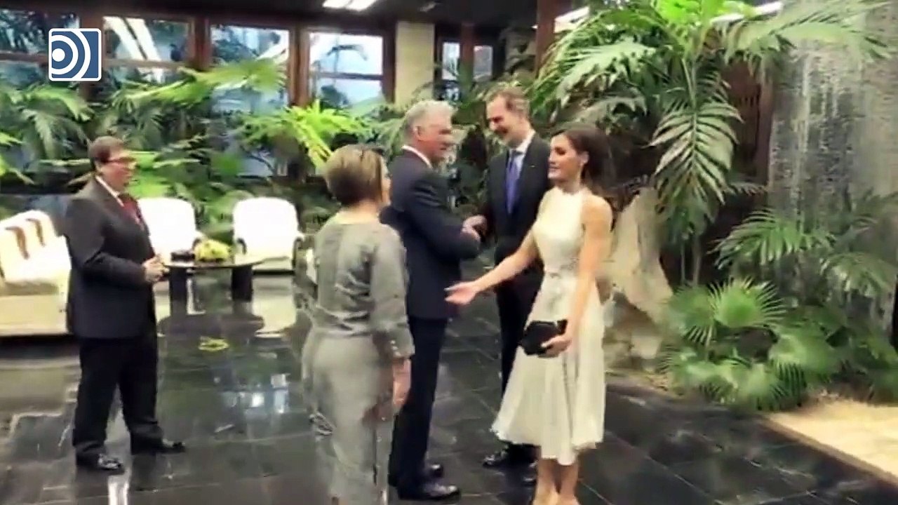 Reyes a Cuba visitan Cuba y pasean por La Habana