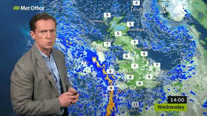 Met Office weather report - National (Wednesday 13th November 2019)