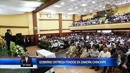 Gobierno entrega fondos en Zamora Chinchipe