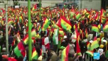 Bolivians react to the resignation of President Evo Morales