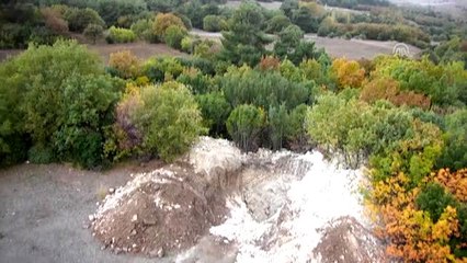 Kaçak kazı operasyonunda tarihi hamam bulundu