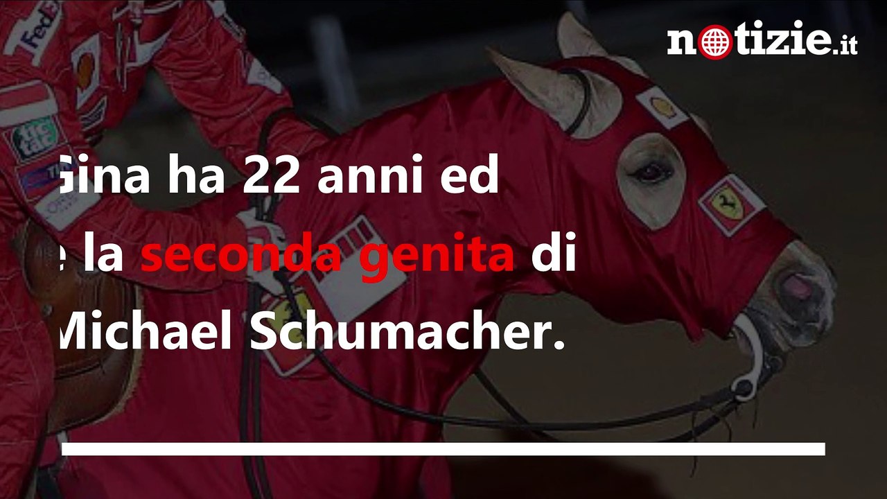 Gina Schumacher, chi è la figlia di Michael Sch...