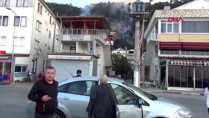 Bartın'da orman yangını, 7 ev boşaltıldı