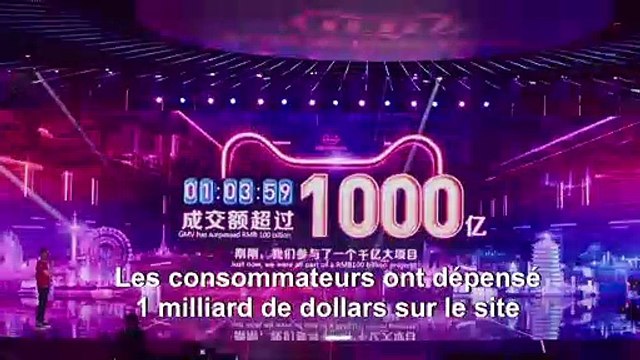 Soldes: les Chinois dépensent 1 milliard de dollars en 68 secondes sur Alibaba