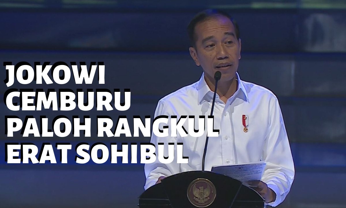 Jokowi Cemburu Surya Paloh Rangkul Erat Presiden PKS Sohibul Iman