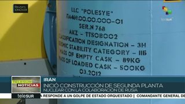 Irán comienza la 2da unidad de la central nuclear de Bushehr