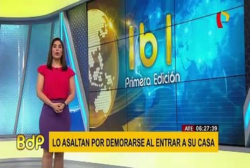 Los Olivos: delincuente en moto golpea a estudiantes para robarles