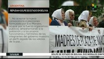 Abuelas y Madres de Plaza de Mayo repudian el golpe en Bolivia