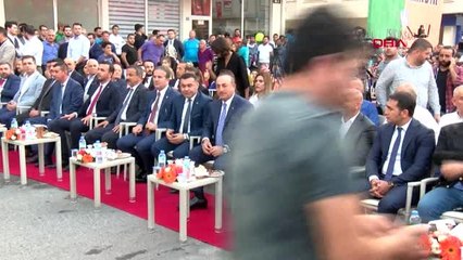 Spor bakan çavuşoğlu, josef sural adına yapılan parkı açtı