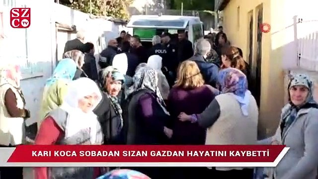 Karı koca sobadan sızan gazdan hayatını kaybetti