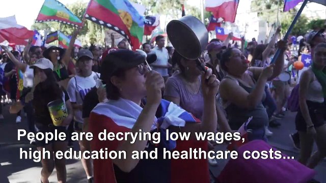 Chileans wary as government announces process to change constitution