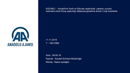 Fuhuş operasyonunda 2 kişi tutuklandı - KOCAELİ