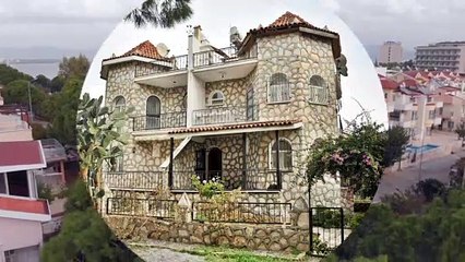 Didim Altınkum Yeşilkent'te Satılık Villa, Taş Ev 3+1