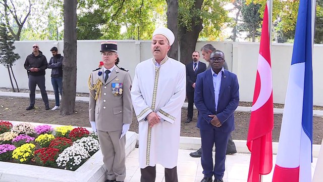Birinci Dünya Savaşı'nın Müslüman ve Hristiyan Fransız askerleri anıldı - İSTANBUL