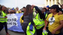 Una marcha de 370 kilómetros hasta la Corte Suprema de EEUU para desafiar a Trump