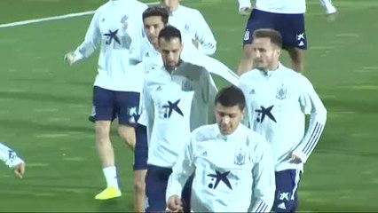 La Selección completa su primer entrenamiento