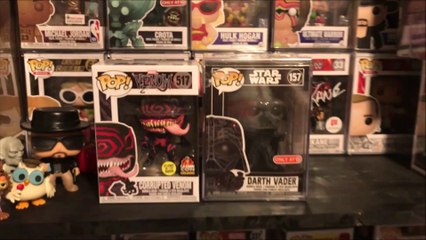 Download Video: Futura Star Wars Darth Vader Funko Pop And Marvel Corrupted Venom Glow in The Dark LA Comic Con Exclusive Review