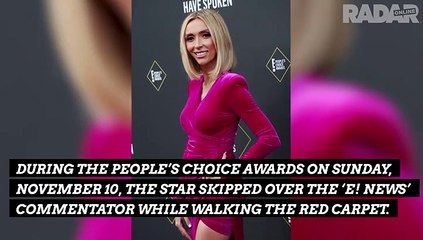 Zendaya Skips Giuliana Rancic On People’s Choice Awards Red Carpet 4 Years After Scandal