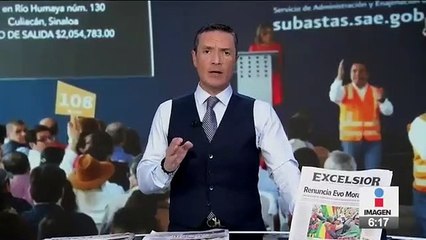 Así fue la quinta subasta del SAE que reunió 16 millones 208 mil pesos