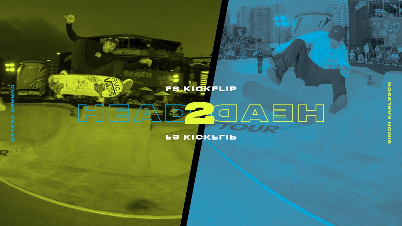 Head 2 Head: Curren Caples Vs Simon Karlsson Frontside Kickflip