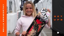 12-year-old Bella Kenworthy on her Bowl Surfing Skateboard Setup