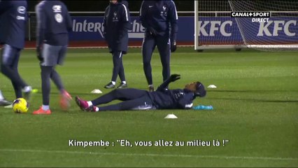 Late Football Club - Séquence rigolote et sous-titrée du Toro des Bleus à l'entraînement
