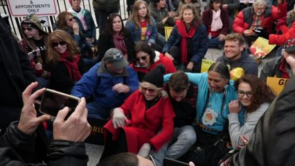 Jane Fonda Global Climate Change Protests
