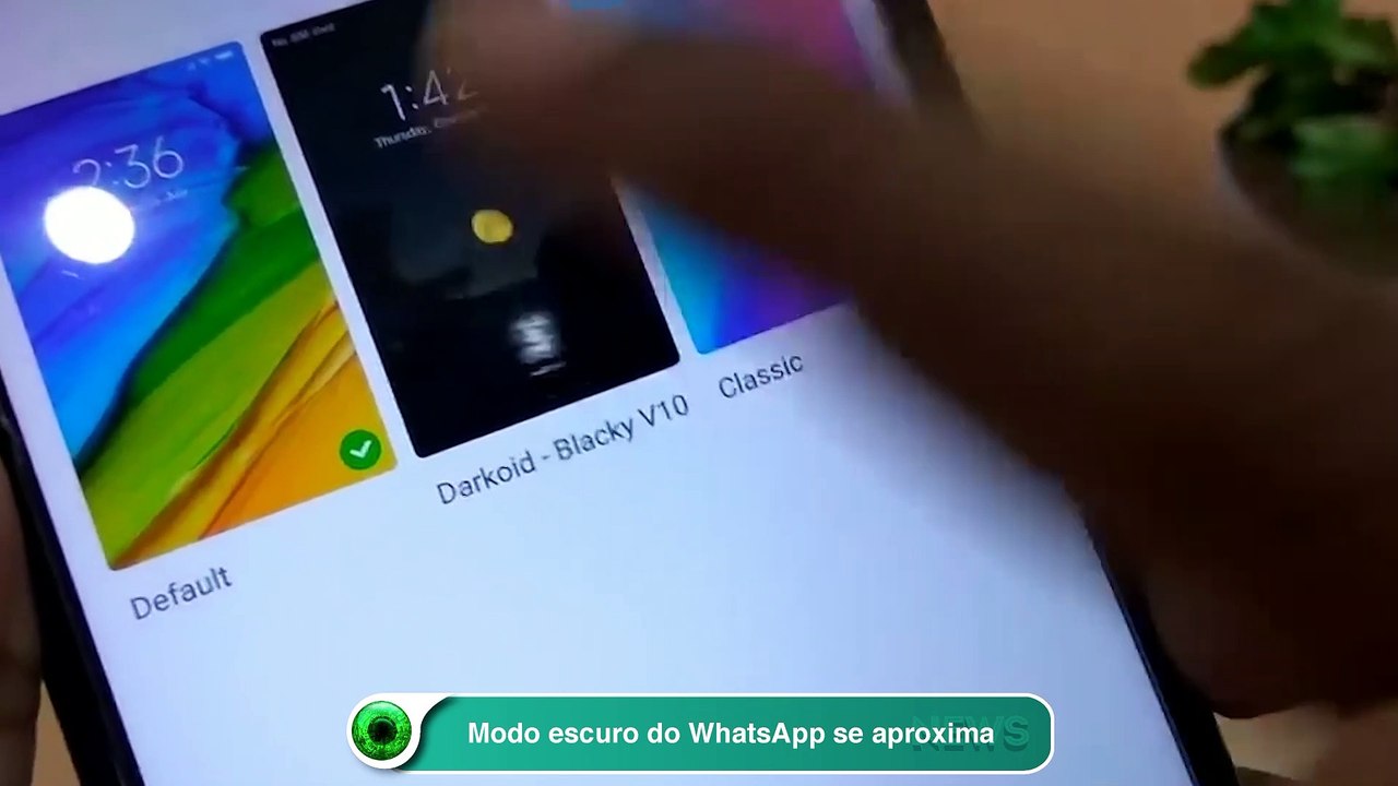 Modo escuro do WhatsApp se aproxima