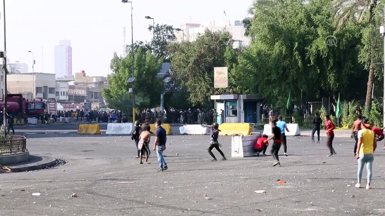 Irak'ta hükümet karşıtı gösteriler - BAĞDAT