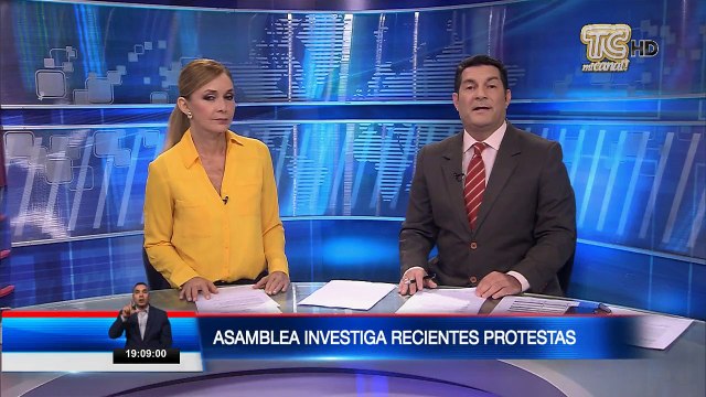 Asamblea investiga recientes protestas